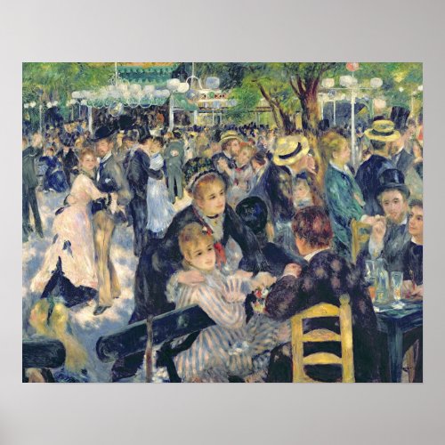 Pierre A Renoir  Ball at the Moulin de la Galette Poster