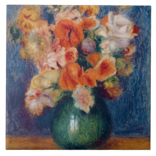 Pierre A Renoir   Bouquet Tile