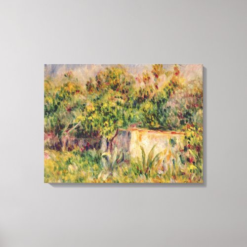 Pierre A Renoir  Cabin in a Clearing in a Wood Canvas Print