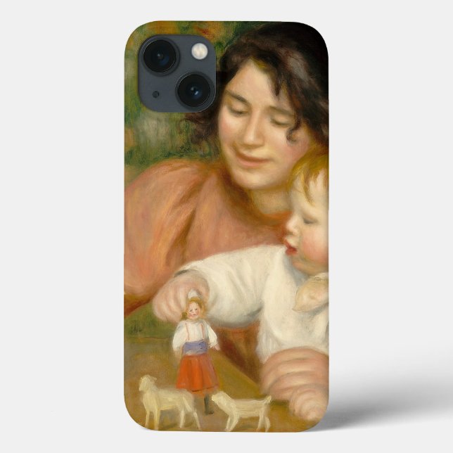 Pierre A Renoir | Child with Toys Case-Mate iPhone Case (Back)