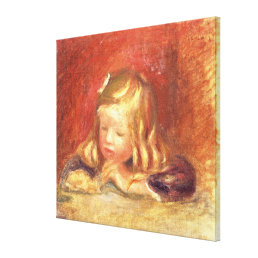 Pierre A Renoir | Coco at the Table  Canvas Print
