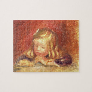 Pierre A Renoir Coco at the Table Jigsaw Puzzle