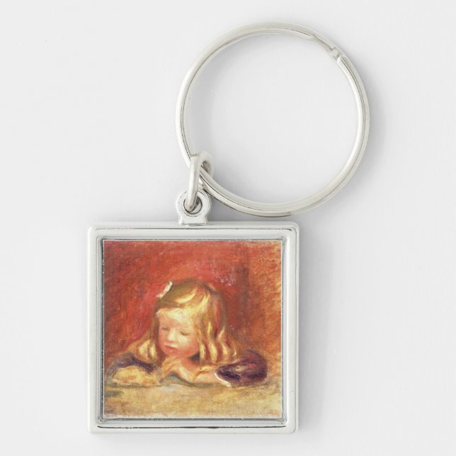 Pierre A Renoir | Coco at the Table  Keychain (Front)