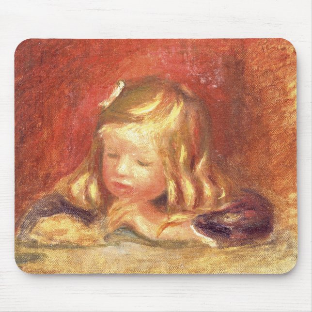 Pierre A Renoir | Coco at the Table  Mouse Pad (Front)