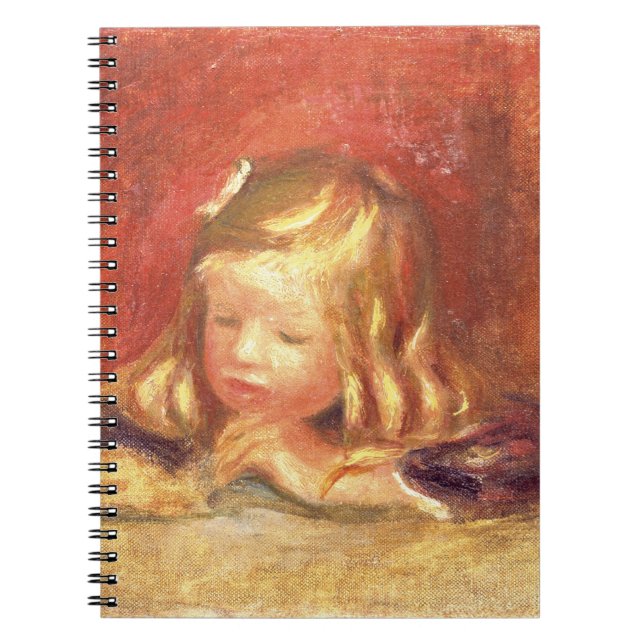 Pierre A Renoir | Coco at the Table  Notebook (Front)