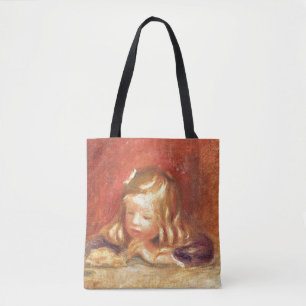 Pierre A Renoir   Coco at the Table  Tote Bag