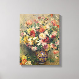 Pierre A Renoir | Dahlias Canvas Print