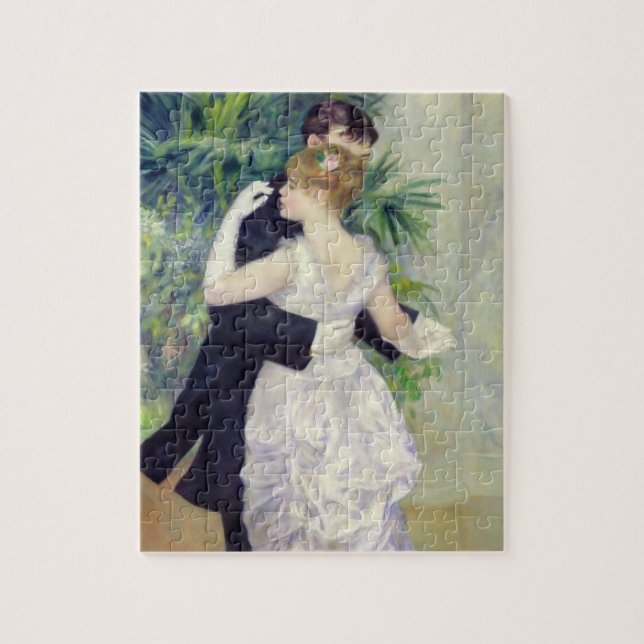 Pierre A Renoir | Dance in the City Jigsaw Puzzle (Vertical)