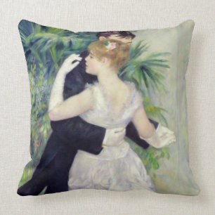 Pierre A Renoir Dance in the City Throw Pillow