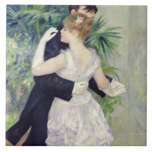 Pierre A Renoir  Dance in the City Tile