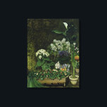 Pierre A Renoir | Flowers in a Greenhouse Canvas Print<br><div class="desc">Flowers in a Greenhouse,  1864 | by Pierre Auguste Renoir | Art Location: Hamburger Kunsthalle,  Hamburg,  Germany | French Artist | Image Collection Number: XKH149516</div>