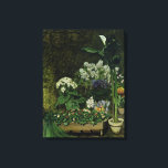 Pierre A Renoir | Flowers in a Greenhouse Canvas Print<br><div class="desc">Flowers in a Greenhouse,  1864 | by Pierre Auguste Renoir | Art Location: Hamburger Kunsthalle,  Hamburg,  Germany | French Artist | Image Collection Number: XKH149516</div>