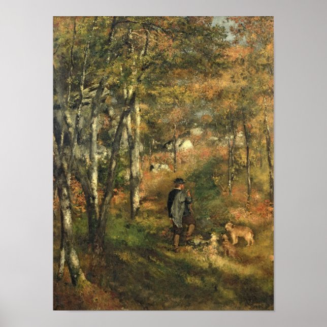 Pierre A Renoir | Jules Le Coeur in the Forest Poster (Front)
