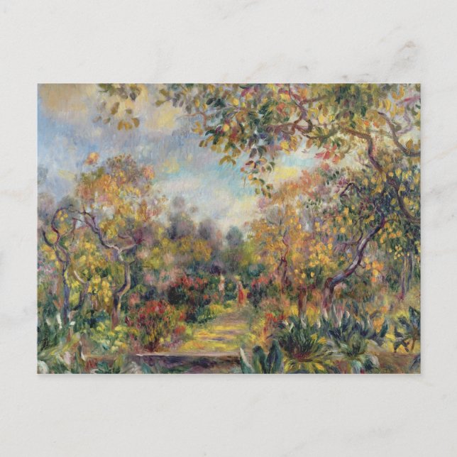 Pierre A Renoir | Landscape at Beaulieu Postcard (Front)