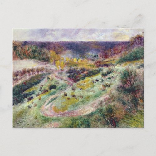 Pierre A Renoir  Landscape at Wargemont Postcard