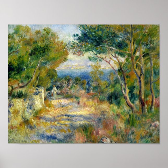 Pierre A Renoir | L'Estaque Poster (Front)
