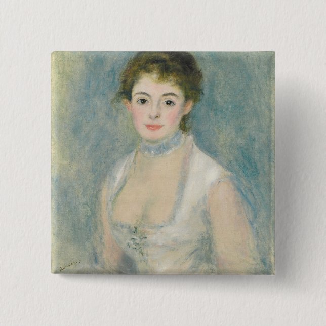 Pierre A Renoir | Madame Henriot Button (Front)