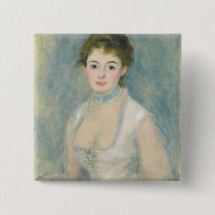 Pierre A Renoir Madame Henriot Button