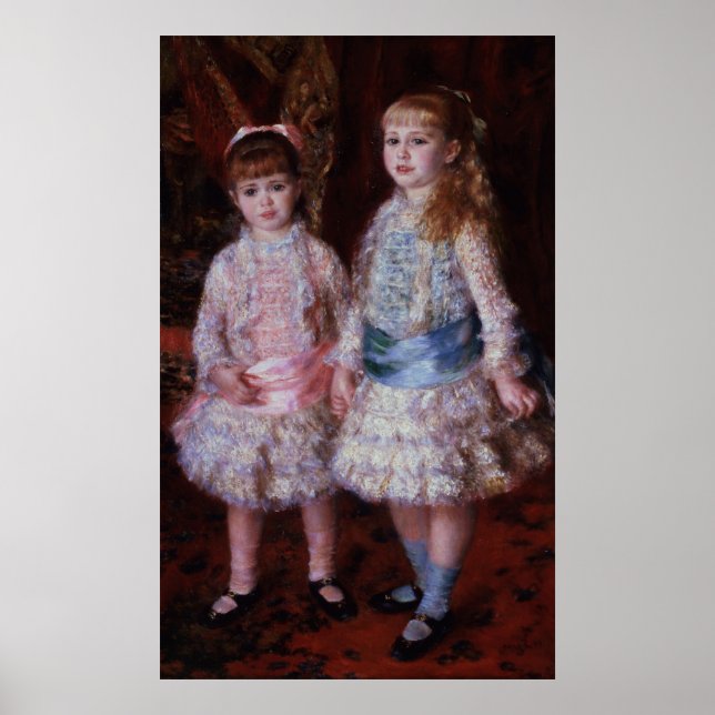 Pierre A Renoir | Pink and Blue Poster (Front)