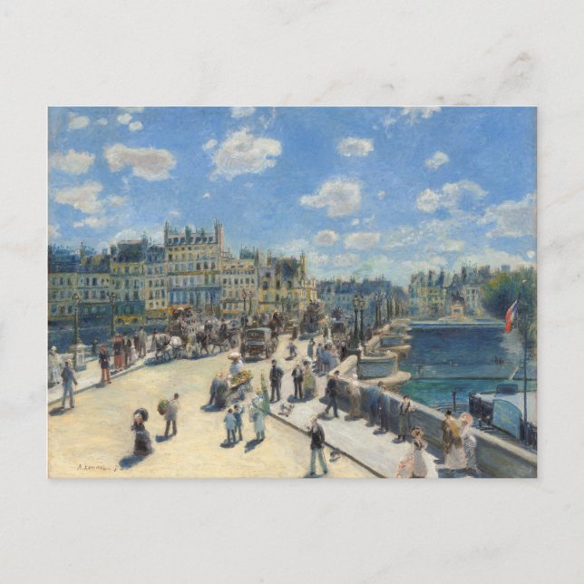 Pierre A Renoir | Pont Neuf, Paris Postcard (Front)