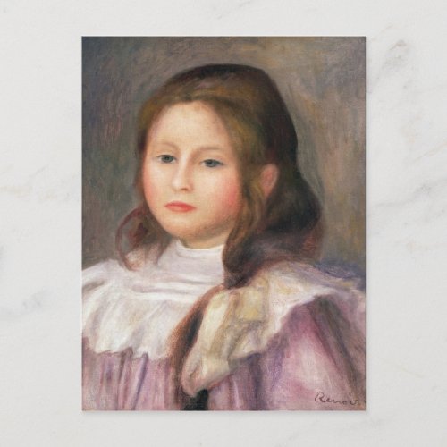 Pierre A Renoir  Portrait of a Child 2 Postcard