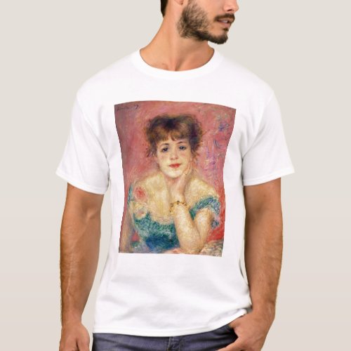 Pierre A Renoir  Portrait of Jeanne Samary T_Shirt
