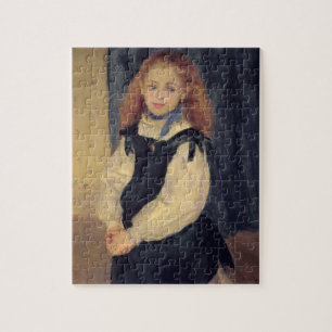 Pierre A Renoir   Portrait of Mademoiselle Legrand Jigsaw Puzzle