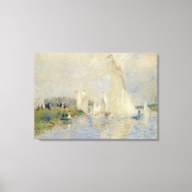 Pierre A Renoir | Regatta at Argenteuil Canvas Print (Front)