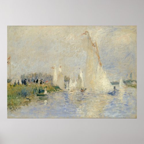 Pierre A Renoir  Regatta at Argenteuil Poster