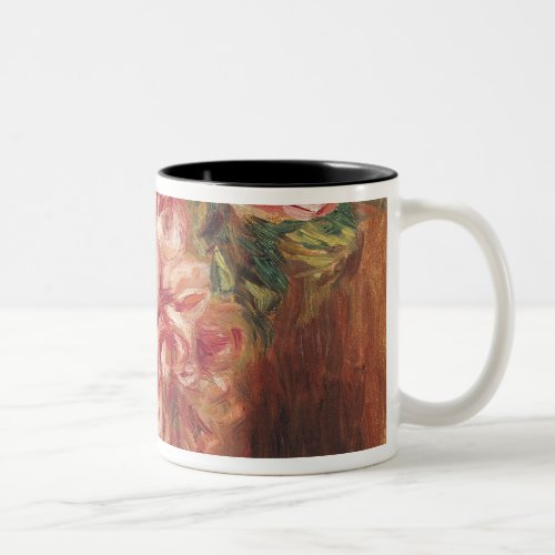 Pierre A Renoir  Roses in a Vase Two_Tone Coffee Mug