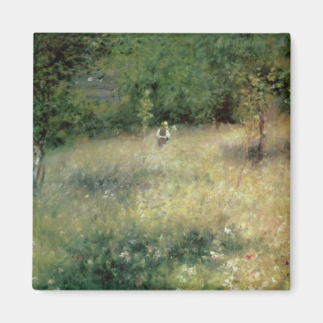 Pierre A Renoir | Spring at Chatou Magnet (Front)