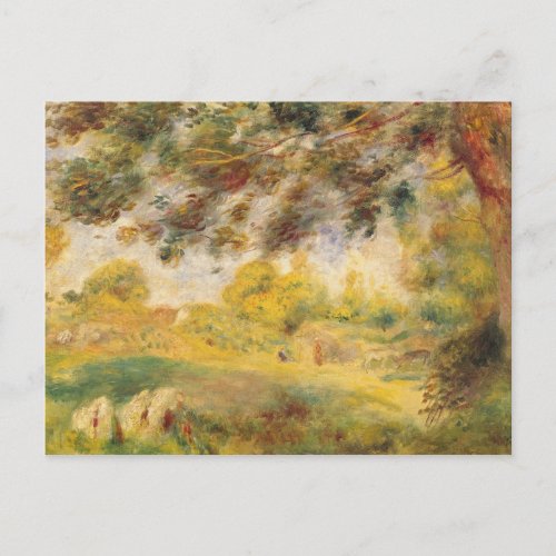Pierre A Renoir  Spring Landscape Postcard