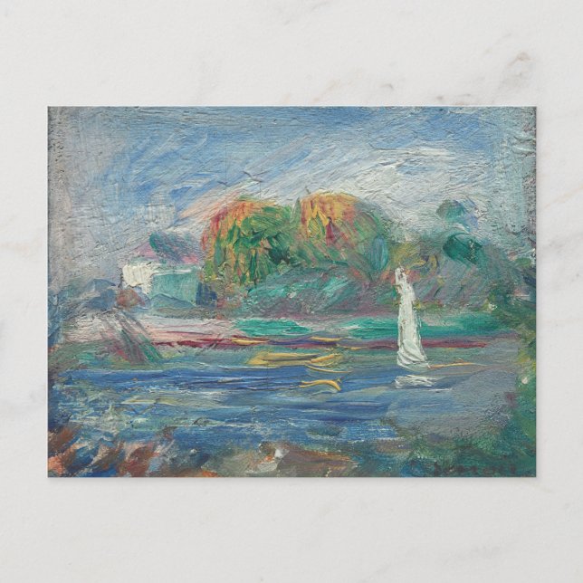 Pierre A Renoir | The Blue River Postcard (Front)