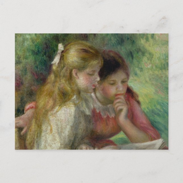 Pierre A Renoir | The Reading Postcard (Front)