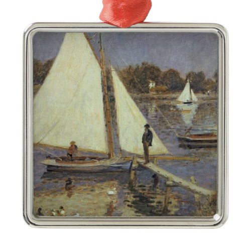 Pierre A Renoir | The Seine at Argenteuil Metal Ornament