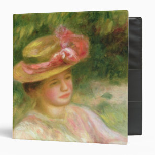 Pierre A Renoir The Straw Hat Binder