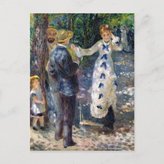 Pierre A Renoir | The Swing Postcard (Front)