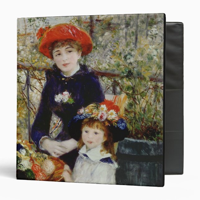 Pierre A Renoir | Two Sisters, or On The Terrace Binder (Front/Inside)
