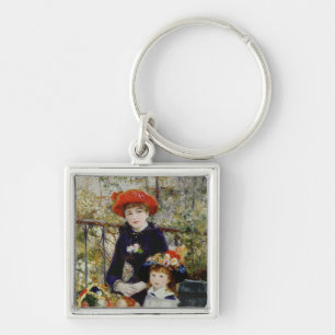 Pierre A Renoir Two Sisters, or On The Terrace Keychain
