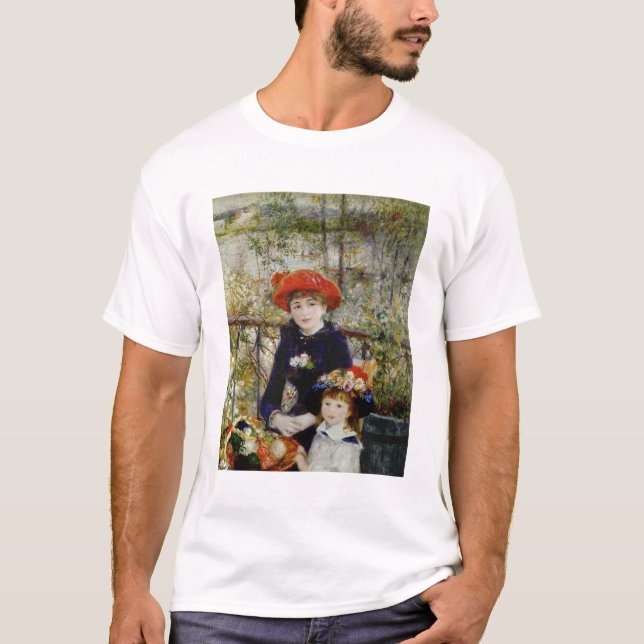Pierre A Renoir | Two Sisters, or On The Terrace T-Shirt (Front)