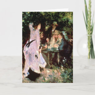 Pierre A Renoir Under the Trees de la Galette Holiday Card