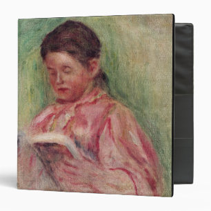 Pierre A Renoir Woman Reading Binder