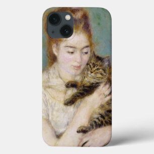 Pierre A Renoir Woman with a Cat iPhone 13 Case