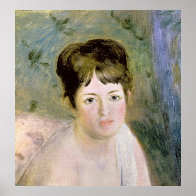Pierre A Renoir | Woman's Head Poster (Front)