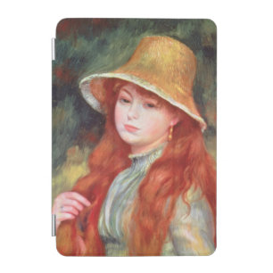 Pierre A Renoir Young girl in a Straw Hat iPad Mini Cover