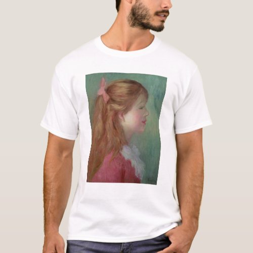 Pierre A Renoir  Young girl with Long Hair T_Shirt