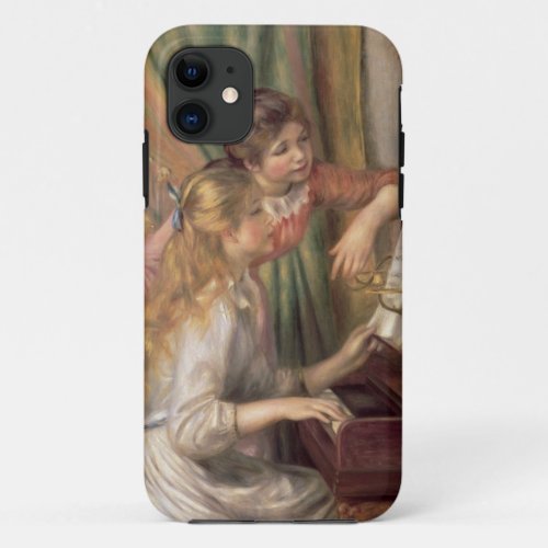 Pierre A Renoir  Young Girls at the Piano iPhone 11 Case