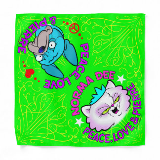 Pierre and Norma Dee Pets or People Logo Bandana