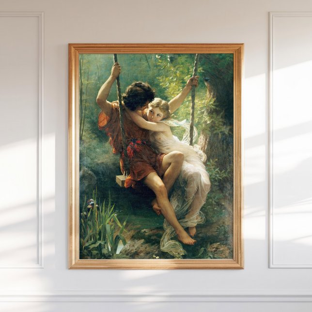 Pierre Auguste Cot Springtime Primavera Romantic Poster (Creator Uploaded)