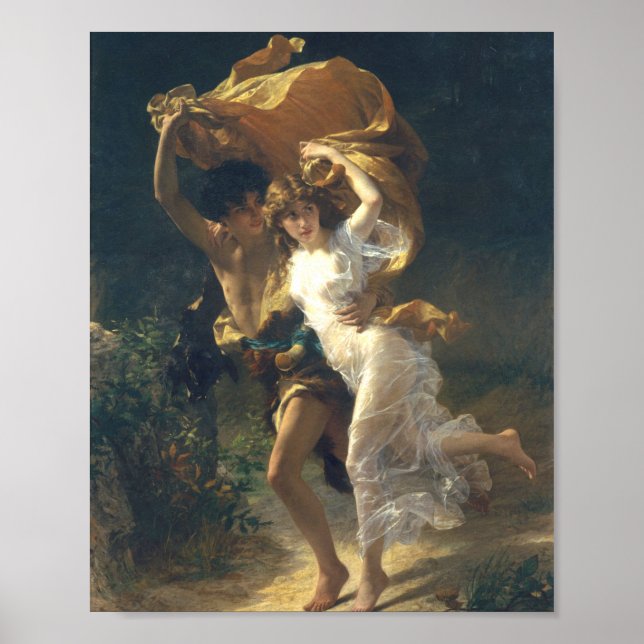 Pierre Auguste Cot The Storm 1880 Poster (Front)